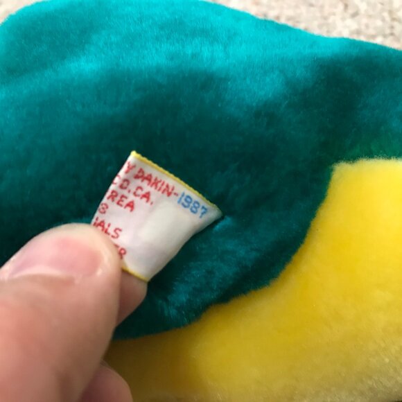 Fun Farm Dakin 1987 Vintage Puff The Magic Dragon 16" Stuffed Plush Toy - Picture 6 of 6